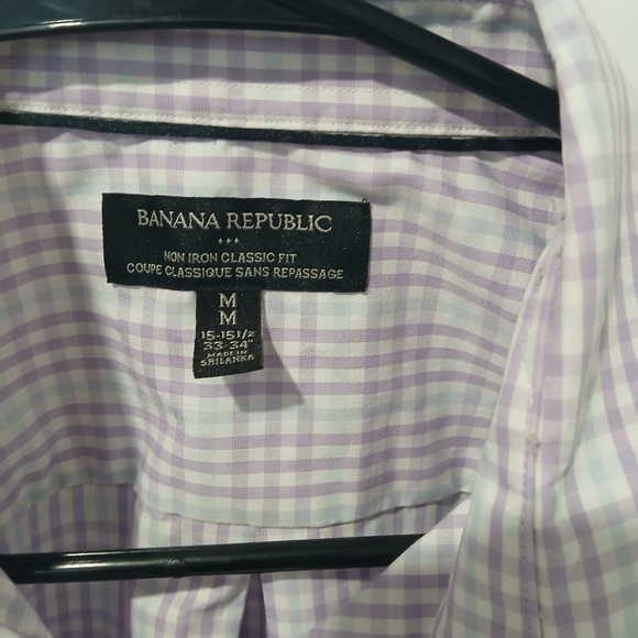 Banana Republic‎ Dress Shirt Size medium preowned - Picture 3 of 4